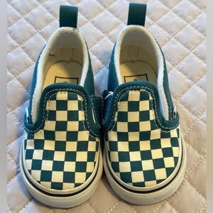 NEW Toddler Vans Checkered 4c